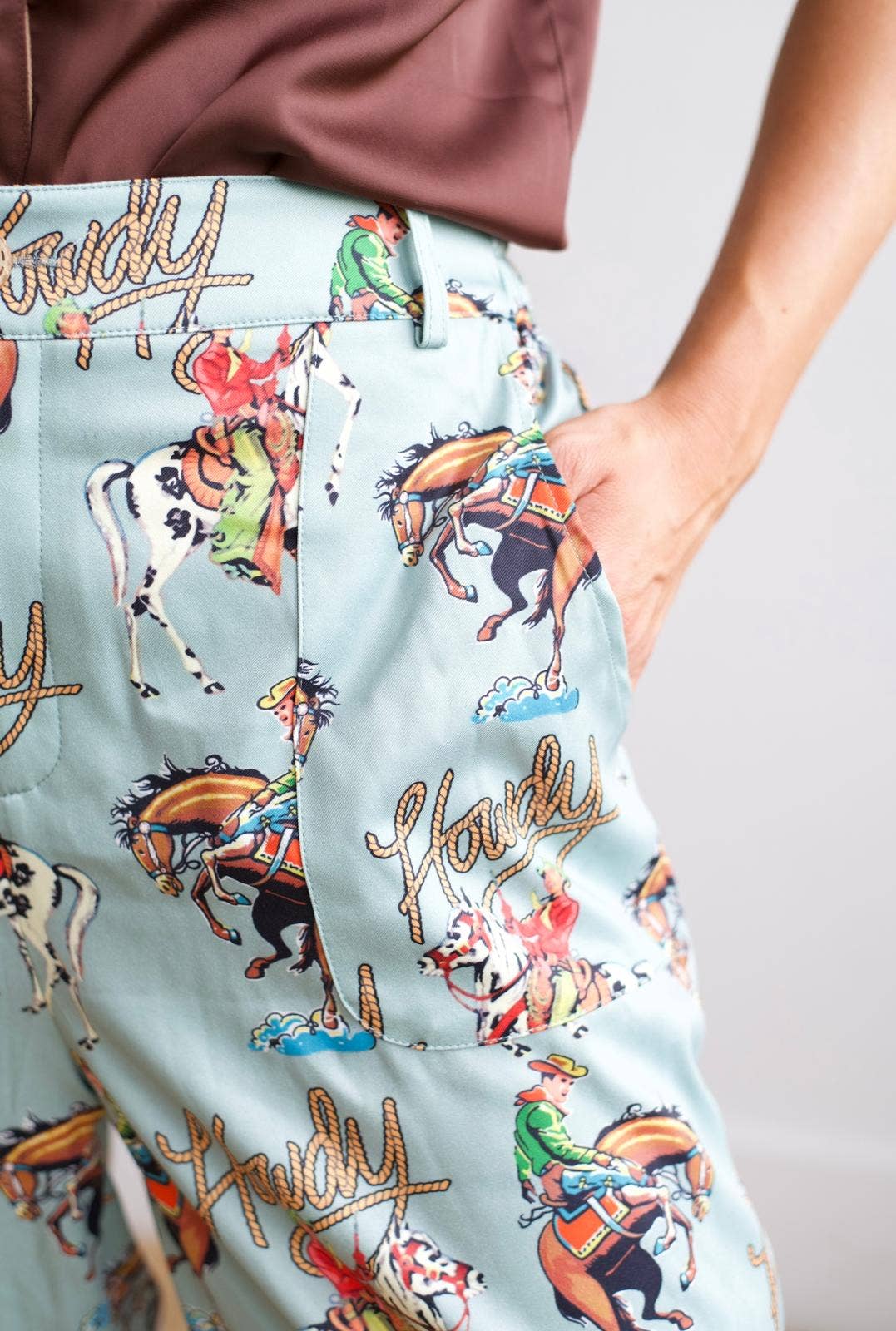 TH56 TEAL HOWDY  PANT