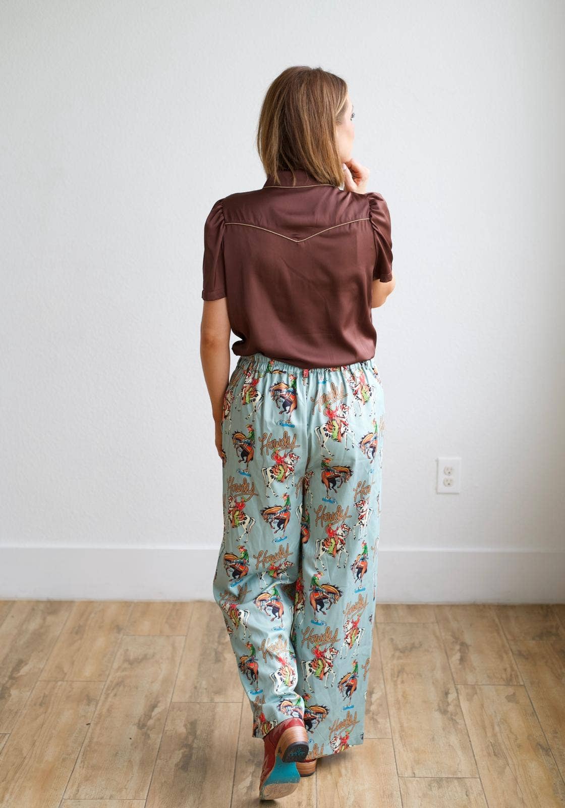 TH56 TEAL HOWDY  PANT